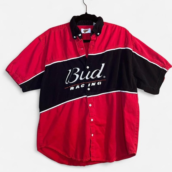 Bud Racing y2k button up - Picture 1 of 7